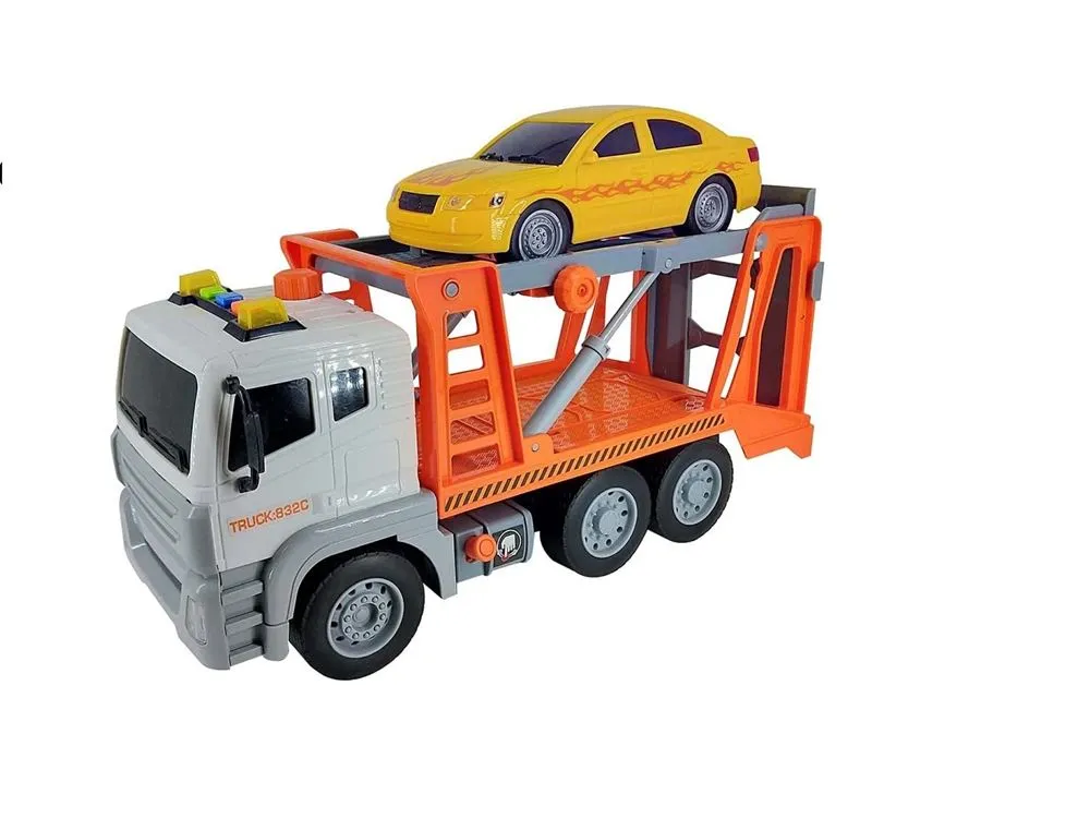 Caminhao Guincho De Friccao Com Luz E Som 1:12 - Shiny Toys