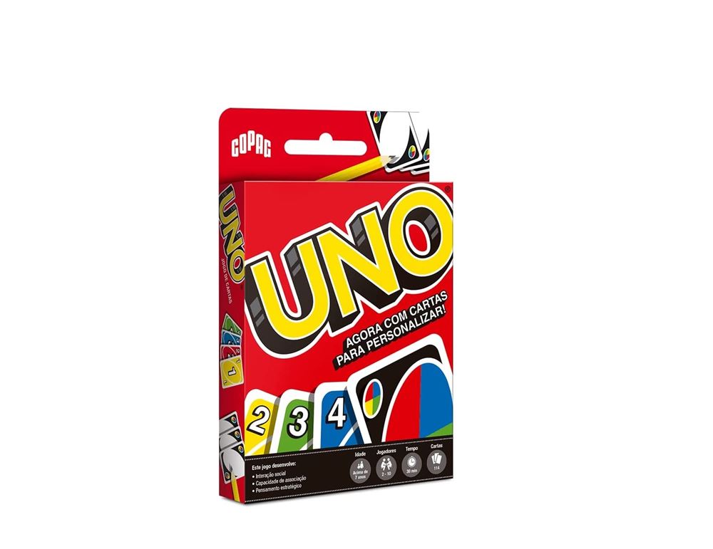 Jogo Uno Copag - Blanc Toys - Felicidade em brinquedos