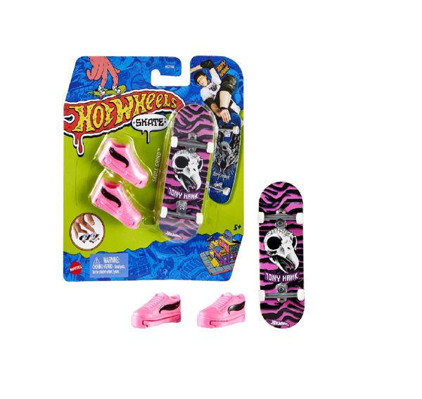 Hot Wheels Skate De Dedo Com Tênis Fingerboards - Mattel