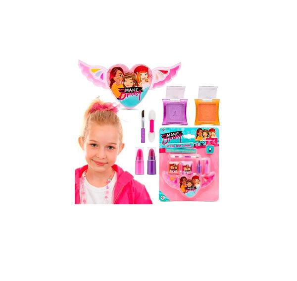 Miaoqian kit de maquiagem meninas criancas conjunto infantil princesa  cosmeticos atoxico brinquedo simulacao brin