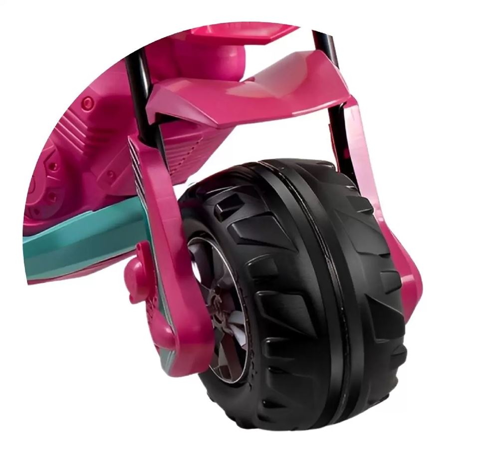 Moto Eletrica Infantil Bandeirante Super Thunder 12V Pink - Maçã