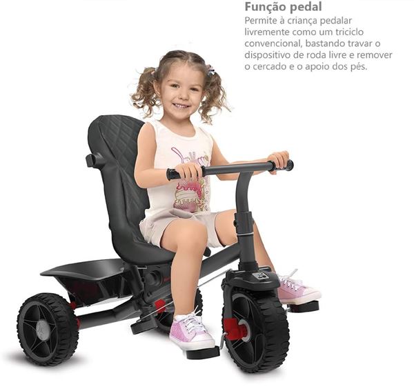 Triciclo com Pedal Bandeirante Smart Comfort em Promoção é no Bondfaro