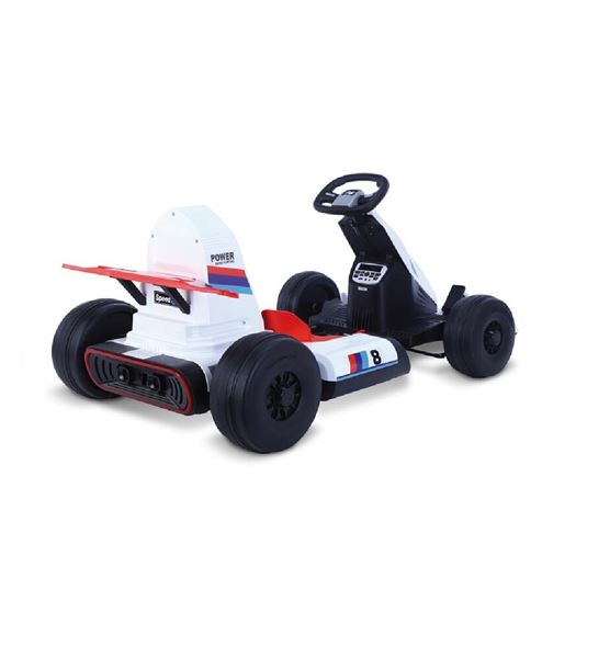 Mini Carrinho Infantil Estilo Kart Drift Elétrico Vermelho